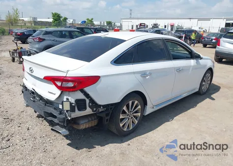 2015 Hyundai Sonata Limited z USA, uszkodzony, nr VIN 5NPE34AF4FH019122